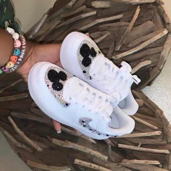 Swarovski Customized Nike AF1 Mickey Mouse